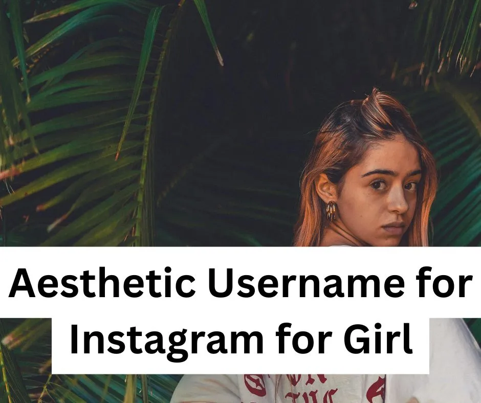 Aesthetic Username for Instagram for Girl